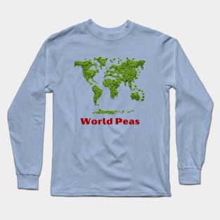 World Peas | Peas Pun Long Sleeve T-Shirt